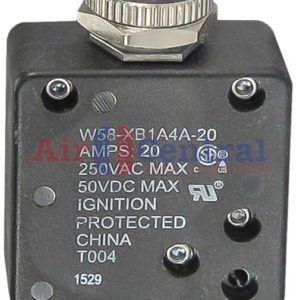 12V 20 AMP Manual Reset Circuit Breaker NVB1216