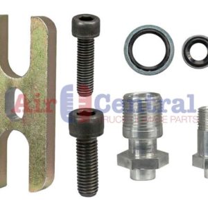 Straight Aluminum Block Off Fitting Kit NVB4317