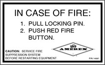Manual Actuation Switch Label – Pack of 12 – 14067-P012